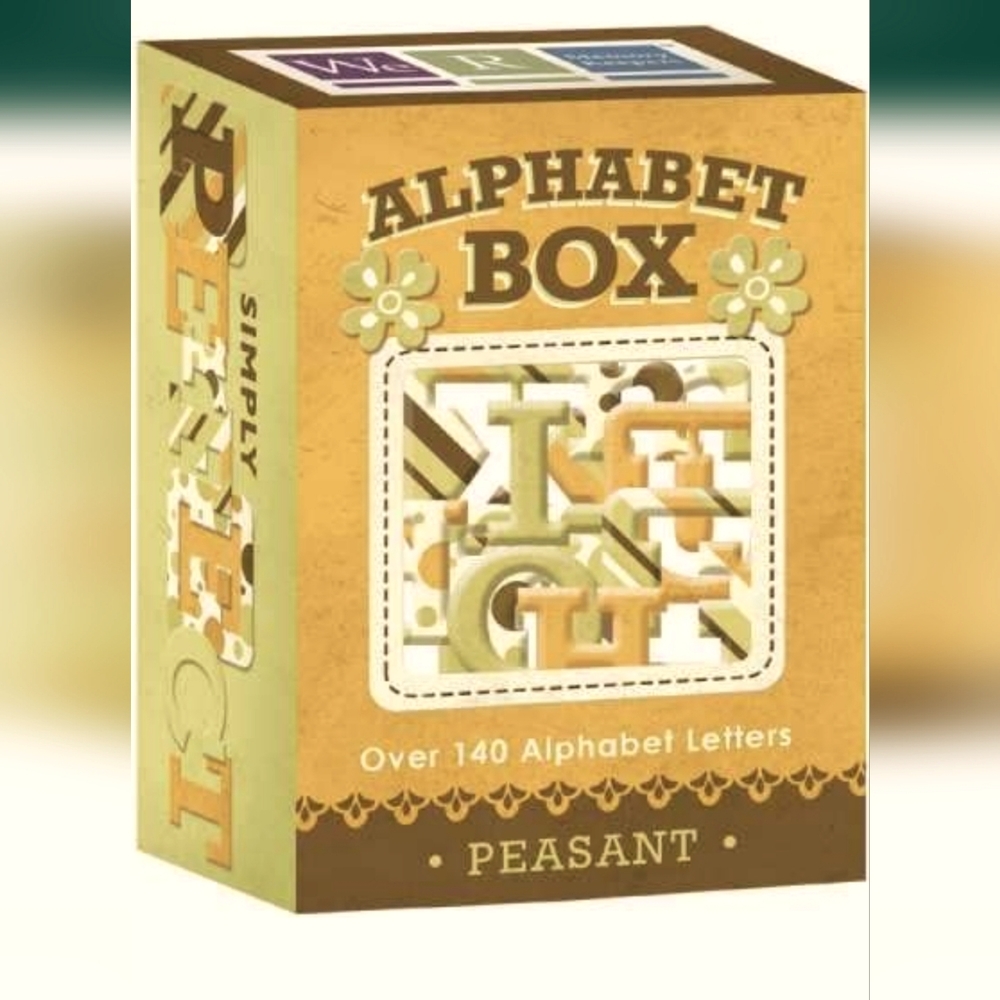 WE R MEMORY-Peasant Alphabet Box
